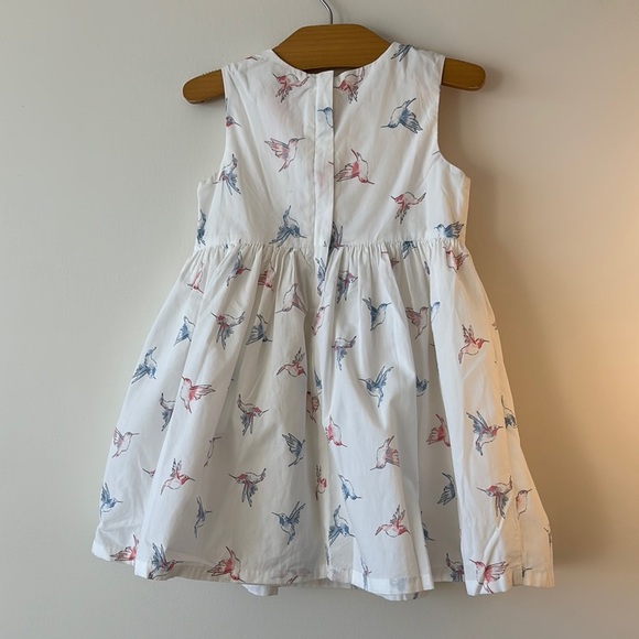 Joe Fresh White and Pink Pleated Tiered Sundress - Picture 2 of 3